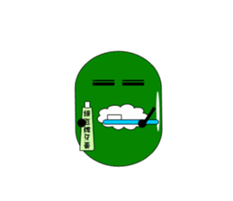 Mung bean people sticker #2109876