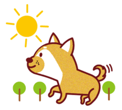 Shiba-Japanese dog! sticker #2110147