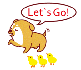 Shiba-Japanese dog! sticker #2110177