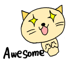 Kawaii cats (only English) sticker #2110352