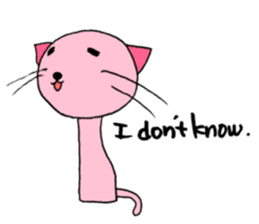 Kawaii cats (only English) sticker #2110364