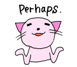 Kawaii cats (only English) sticker #2110365