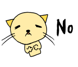 Kawaii cats (only English) sticker #2110376