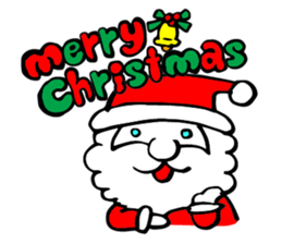 Christmas Cheerful Santa sticker #2110421