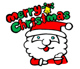 Christmas Cheerful Santa sticker #2110421