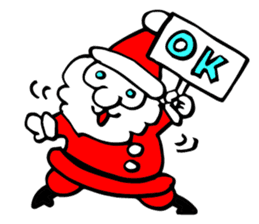 Christmas Cheerful Santa sticker #2110425