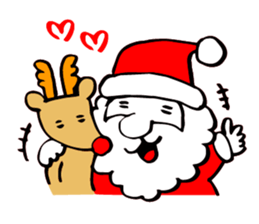 Christmas Cheerful Santa sticker #2110430