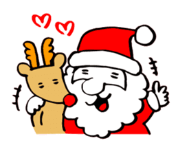 Christmas Cheerful Santa sticker #2110430