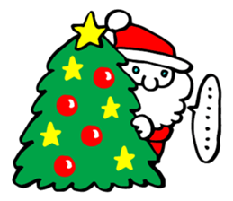 Christmas Cheerful Santa sticker #2110431