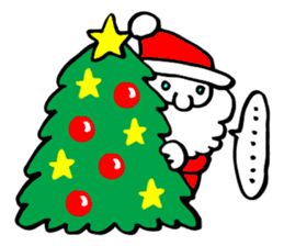 Christmas Cheerful Santa sticker #2110431