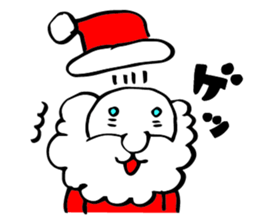 Christmas Cheerful Santa sticker #2110432