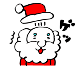 Christmas Cheerful Santa sticker #2110432