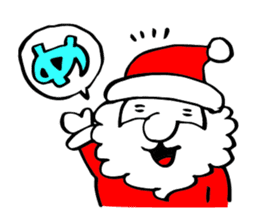 Christmas Cheerful Santa sticker #2110433