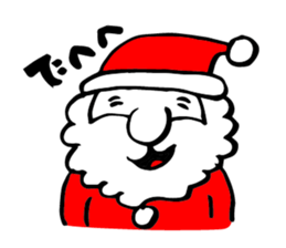 Christmas Cheerful Santa sticker #2110438