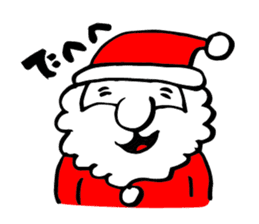 Christmas Cheerful Santa sticker #2110438