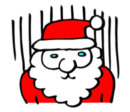 Christmas Cheerful Santa sticker #2110440