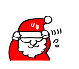 Christmas Cheerful Santa sticker #2110441