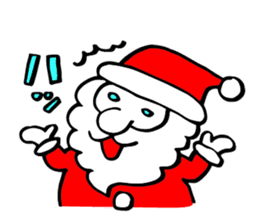Christmas Cheerful Santa sticker #2110443