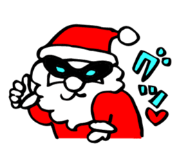 Christmas Cheerful Santa sticker #2110444