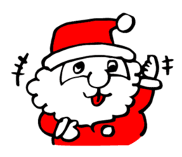 Christmas Cheerful Santa sticker #2110446