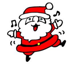 Christmas Cheerful Santa sticker #2110450