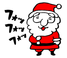 Christmas Cheerful Santa sticker #2110452