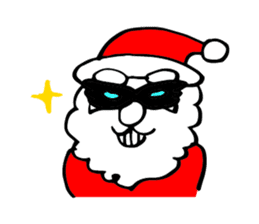 Christmas Cheerful Santa sticker #2110453