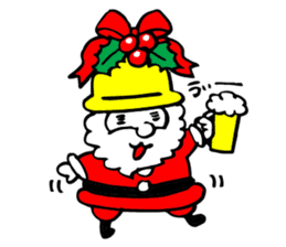 Christmas Cheerful Santa sticker #2110456