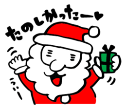 Christmas Cheerful Santa sticker #2110460