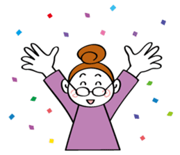 Woman's mind Senior life sticker #2110461