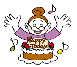 Woman's mind Senior life sticker #2110465