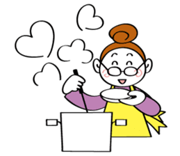 Woman's mind Senior life sticker #2110468