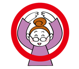 Woman's mind Senior life sticker #2110470