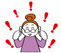 Woman's mind Senior life sticker #2110472