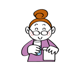 Woman's mind Senior life sticker #2110473