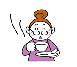 Woman's mind Senior life sticker #2110474