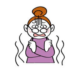 Woman's mind Senior life sticker #2110478