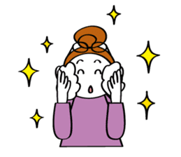 Woman's mind Senior life sticker #2110484