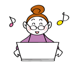 Woman's mind Senior life sticker #2110485