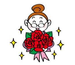 Woman's mind Senior life sticker #2110490