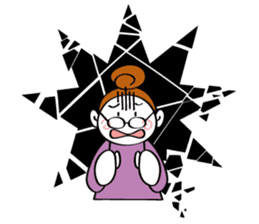 Woman's mind Senior life sticker #2110491