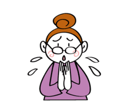 Woman's mind Senior life sticker #2110493