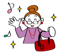 Woman's mind Senior life sticker #2110494