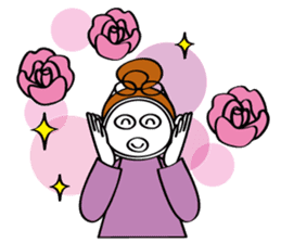 Woman's mind Senior life sticker #2110496