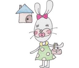 Happy enjoy Rabbit sticker #2110548