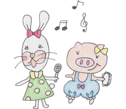 Happy enjoy Rabbit sticker #2110552