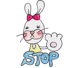 Happy enjoy Rabbit sticker #2110557