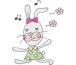 Happy enjoy Rabbit sticker #2110561