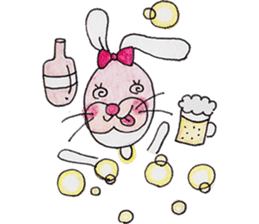 Happy enjoy Rabbit sticker #2110565