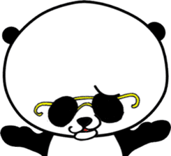 Dar-pan (panda of nihilistic) sticker #2111025